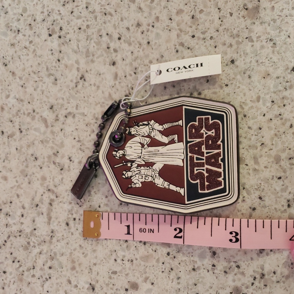 Coach Star Wars Hang Tag Charm Trio Princess Leia, Han Solo & Luke Skywalker NWT - Picture 4 of 5